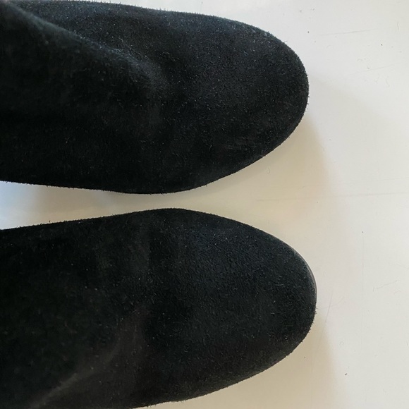 Aldo Suede Block Heel Ankle Boots - size 7 - Picture 3 of 6